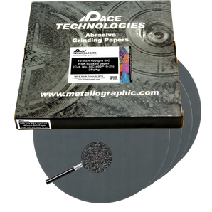10" SiC Grinding Papers with PSA backed, 400 grit, SIC-400P10
