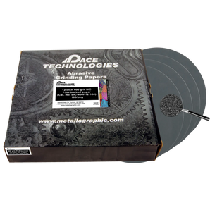 12" SiC Grinding Papers with PSA backed, 400 grit, SIC-400P12