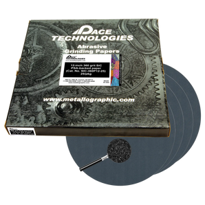 12" SiC Grinding Papers with PSA backed, 400 grit, SIC-400P12
