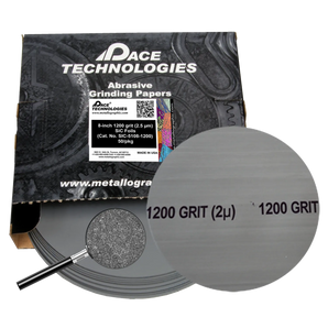 8" SiC Foil Abrasive Grinding, 1200 grit, 50/box, SIC-5108-1200