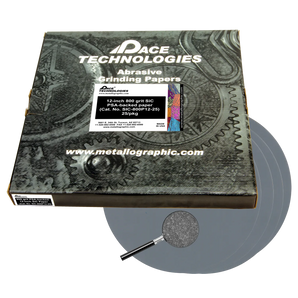 12" SiC Grinding Papers with PSA backed, 800 grit, SIC-800P12