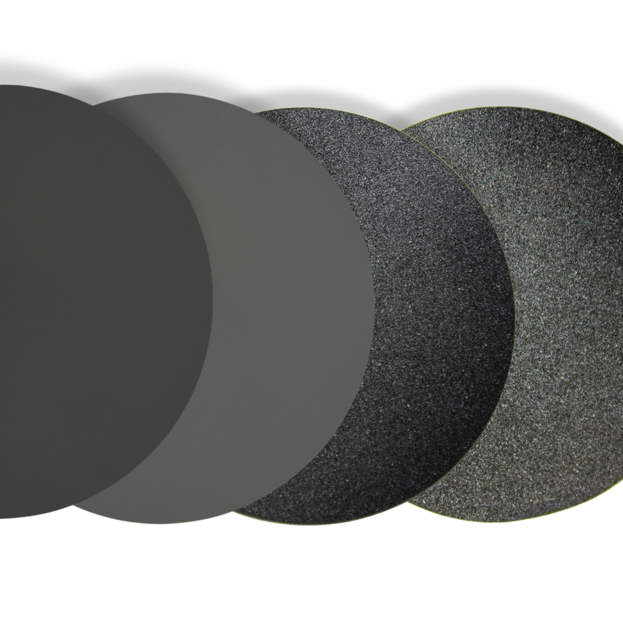 Four silicon carbide papers