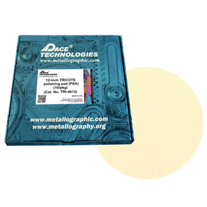 12" TRICOTE Polishing Pad with PSA backed, 10/pkg, TRI-4012