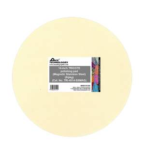 14" TRICOTE Polishing Pad with Magnetic Stainless Steel Backing, 5/pkg, TRI-4014-SSMAG