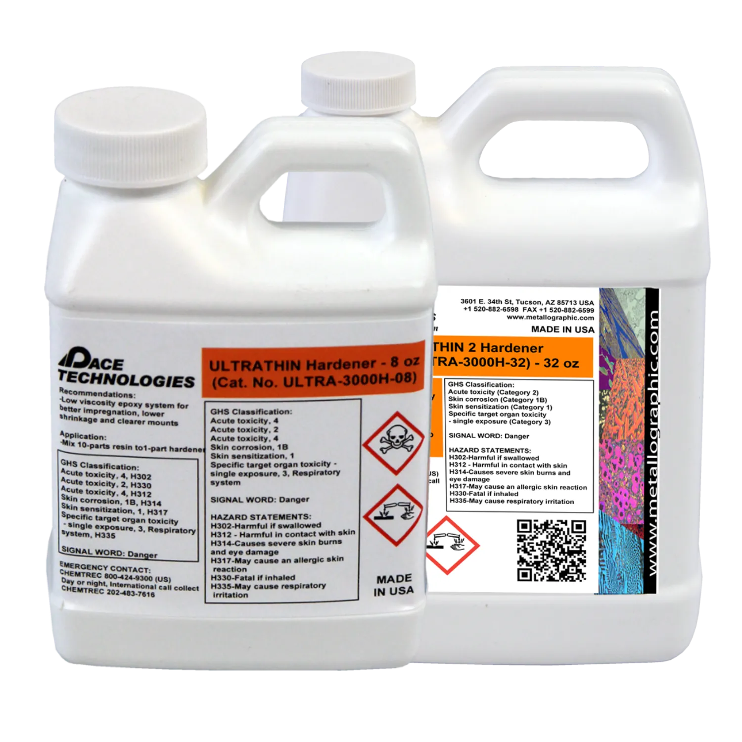 ULTRATHIN 2 Low Viscosity Epoxy Hardener, 8 oz to 1 gallon