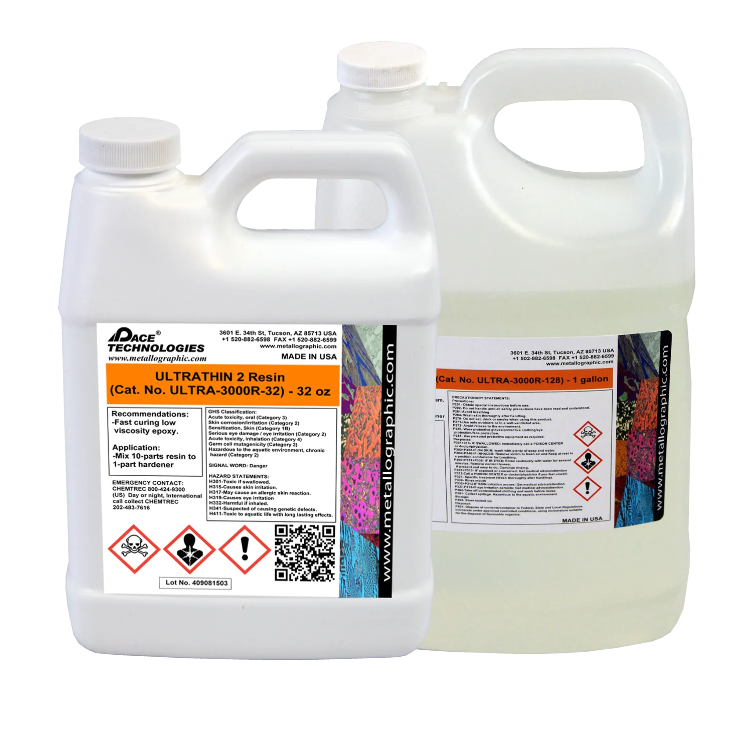 ULTRATHIN 2 Low Viscosity Epoxy Resin, 32oz to 5 gallons