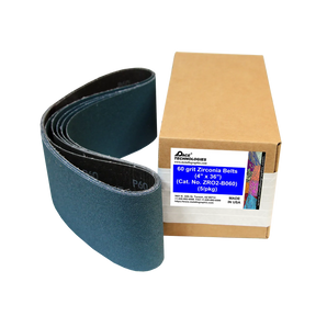 Zirconia Abrasive Grinding Belts (4"x 36"), 60 grit, 5/box, ZRO2-B060